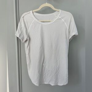 lululemon athletica White Knot Short Sleeve Tee